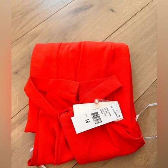 Julia Jordan Halter Neck Jumpsuit ORANGE - Picture 3 of 4